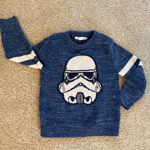 Boys Size 3T Sweater Gap Star Wars Storm Trooper Long Sleeve Soft Classic